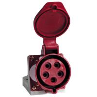 Силовые разъемы — РОЗЕТКА 125 3Р+РЕ+N 32А 380В НАСТЕННАЯ EKF — фото