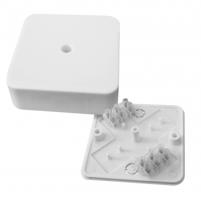 Распаячные коробки наружные — Коробка для кабель-канала КМР-030-030 75х75х26 EKF PROxima — фото