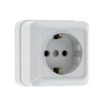 Серия Рим — Розетка 1 ОП евро 16 А РИМ EKF — фото