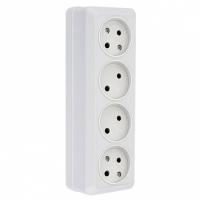 Серия Рим — Розетка 4 ОП 10 А РИМ EKF — фото