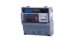 Счетчики электроэнергии и трансформаторы измерительные — Счетчик однофазный МЕРКУРИЙ-201.5 /5-60А/ (однотарифный, механический) на дин-рейку — фото