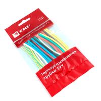 Термоусаживаемая трубка ТУТ — НАБОР ТРУБКА ТУТнг 2/1 набор 7 цветов по 3шт — фото