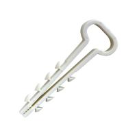 Дюбель-хомуты — ДЮБЕЛЬ-ХОМУТ 5Х10 БЕЛЫЙ  (100 штук) ПЛОСКИЙ — фото