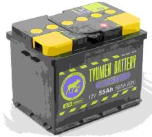 Аккумуляторы — Аккумулятор Тюмень STANDARD 6СТ -55.0 L — фото