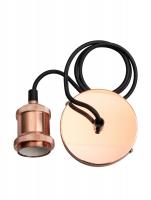 Интерьерное освещение — Патрон подвесной декоративный PLC со шнуром (розовое золото) — фото