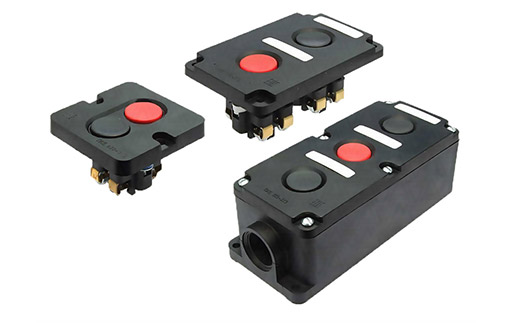 Кнопки, кнопочные посты, переключатели, светосигнальная арматура — Посты кнопочные ПКЕ, Выключатель кнопочный с блокировкой ВКИ — фото
